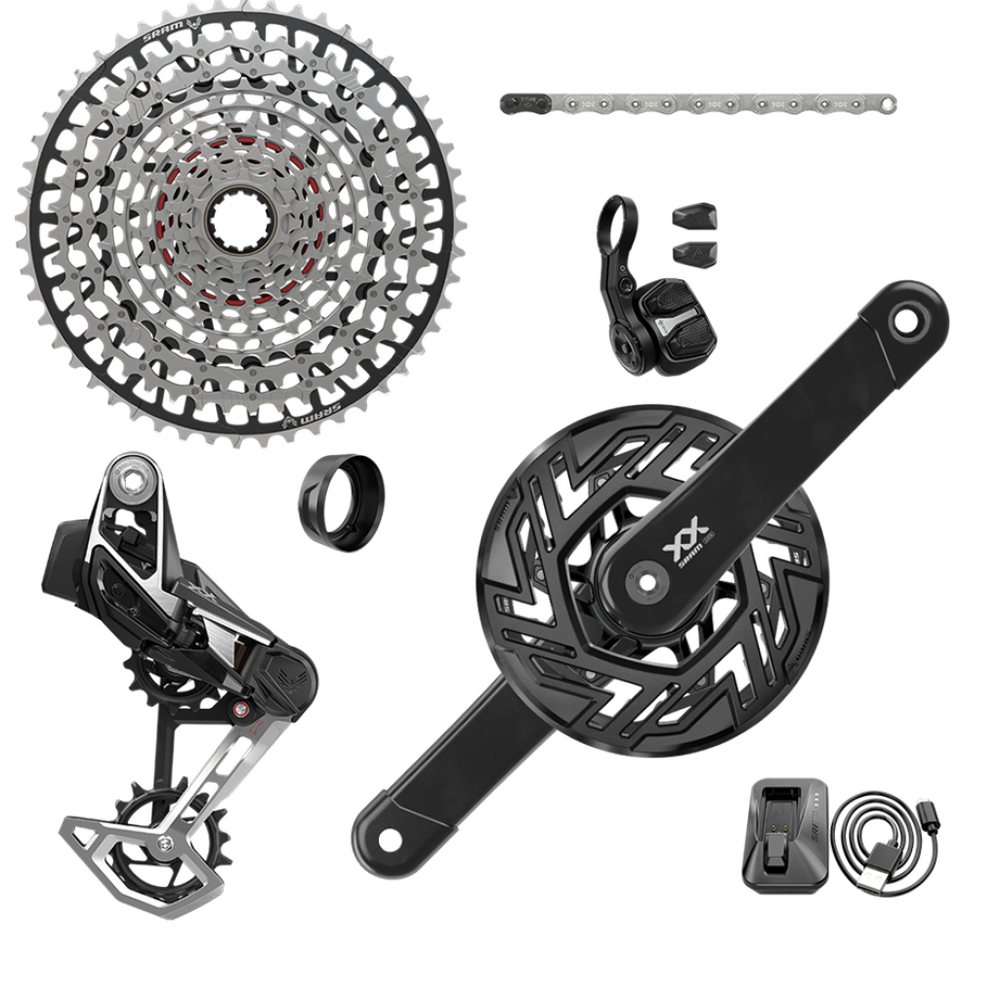 Groupset XX Eagle AXS Transmission Brose/SRAM black/silver,165mm M-Nr: 8204005228